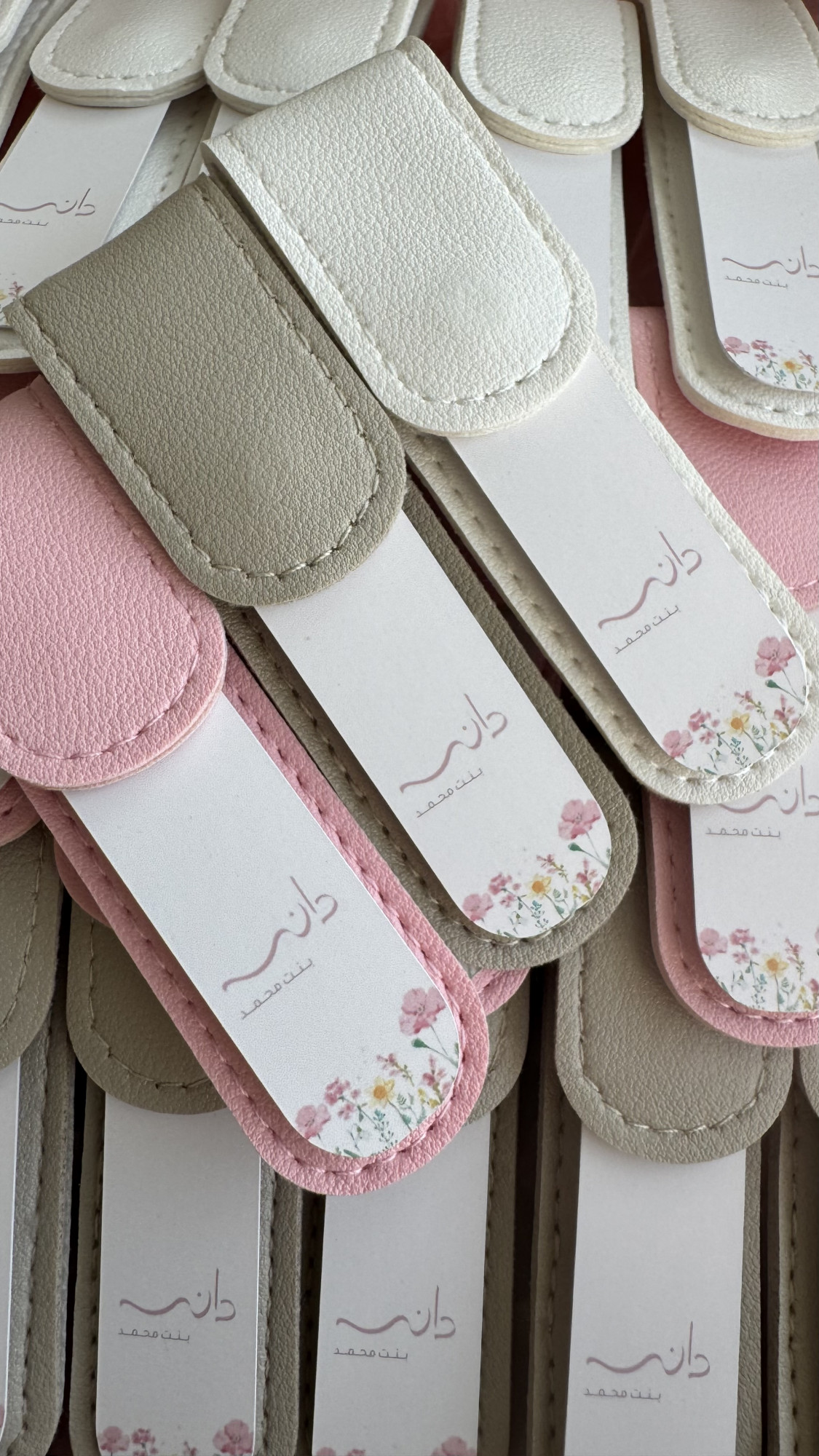      - Glass file with leather case