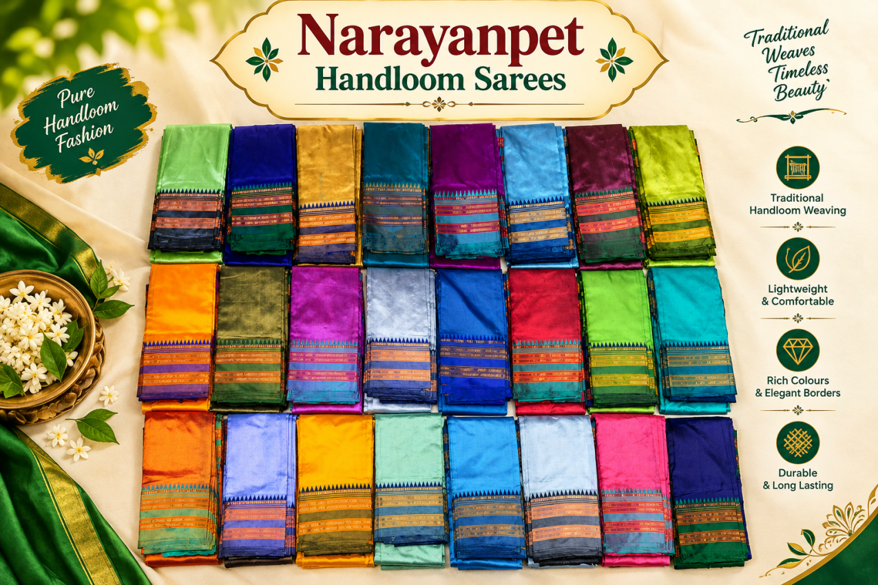 Narayanpet Handloom Sarees