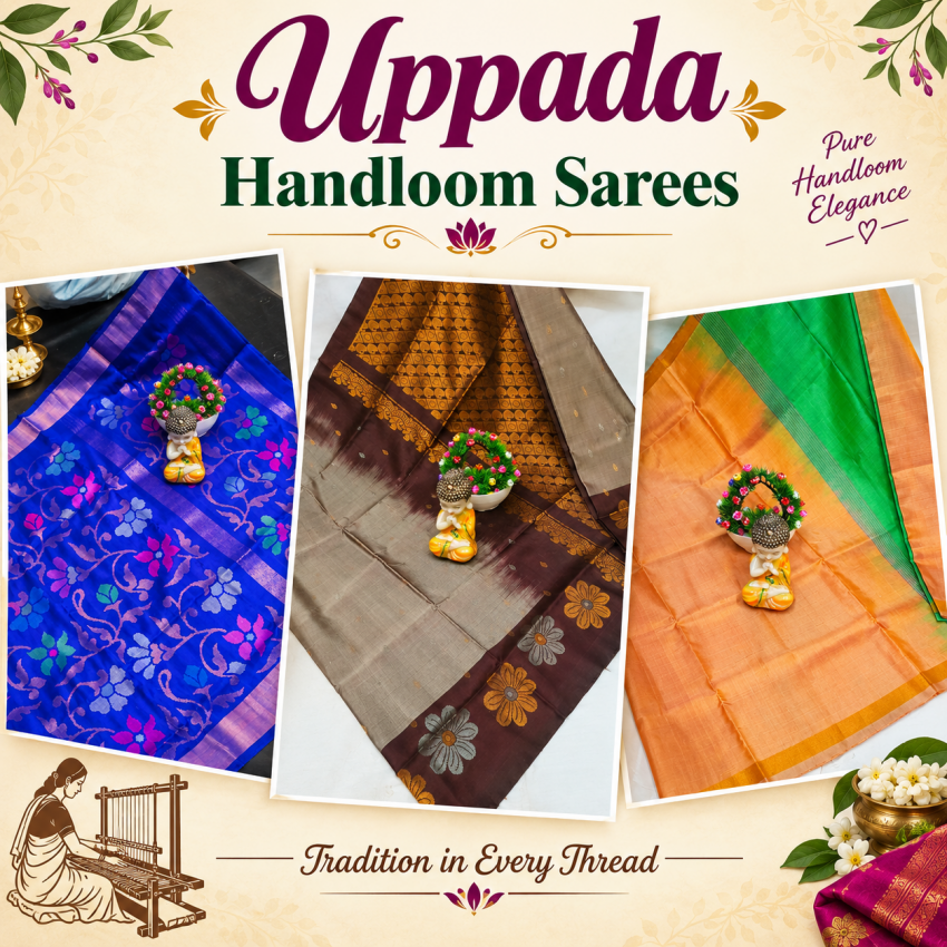 Uppada Handloom Pattu Sarees