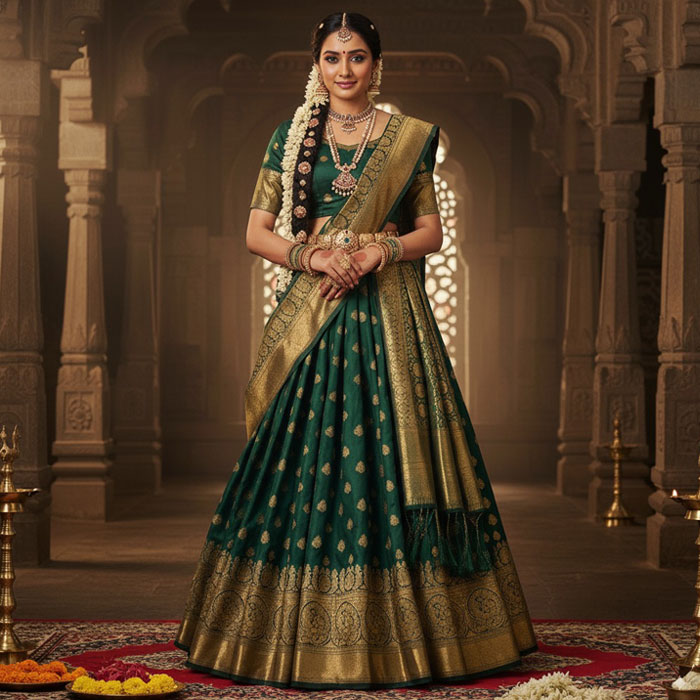 Kanchipuram Lehengas