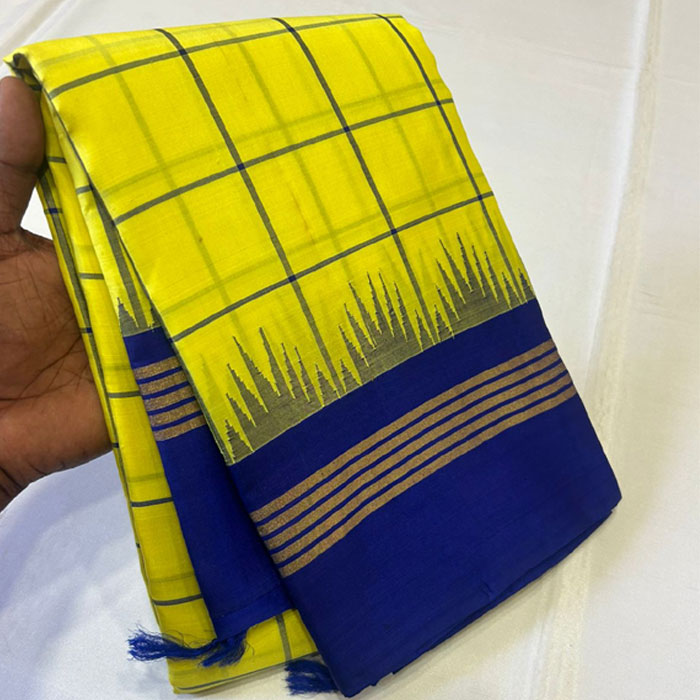 Checkes Design Sarees
