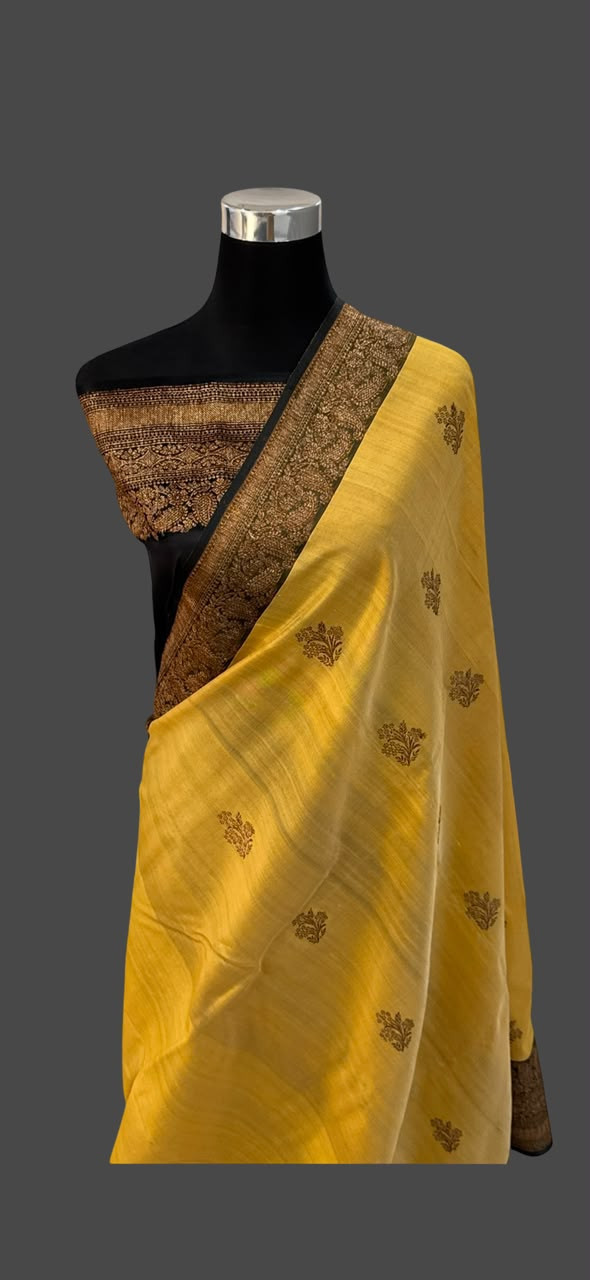 Banarasi Pure Tussar Silk Saree