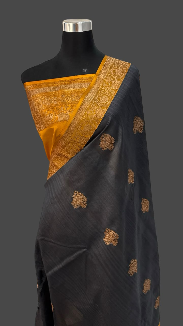 Banarasi Pure Tussar Silk Saree