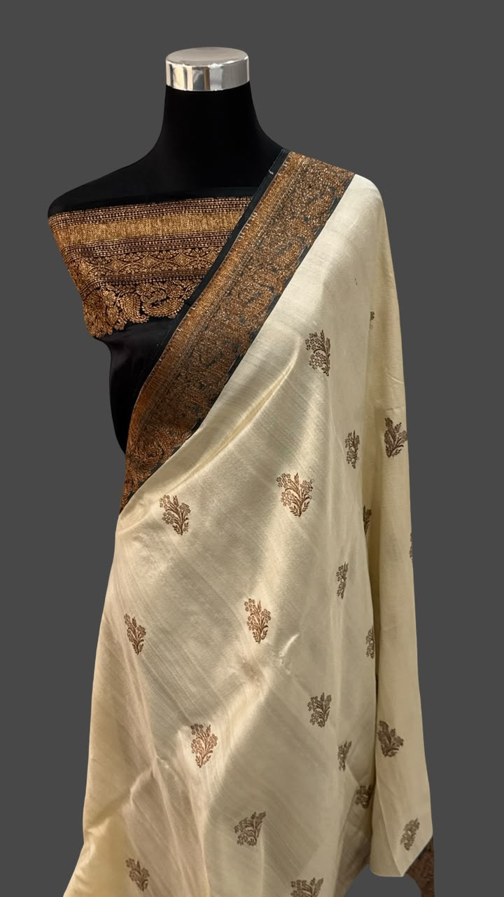Banarasi Pure Tussar Silk Saree