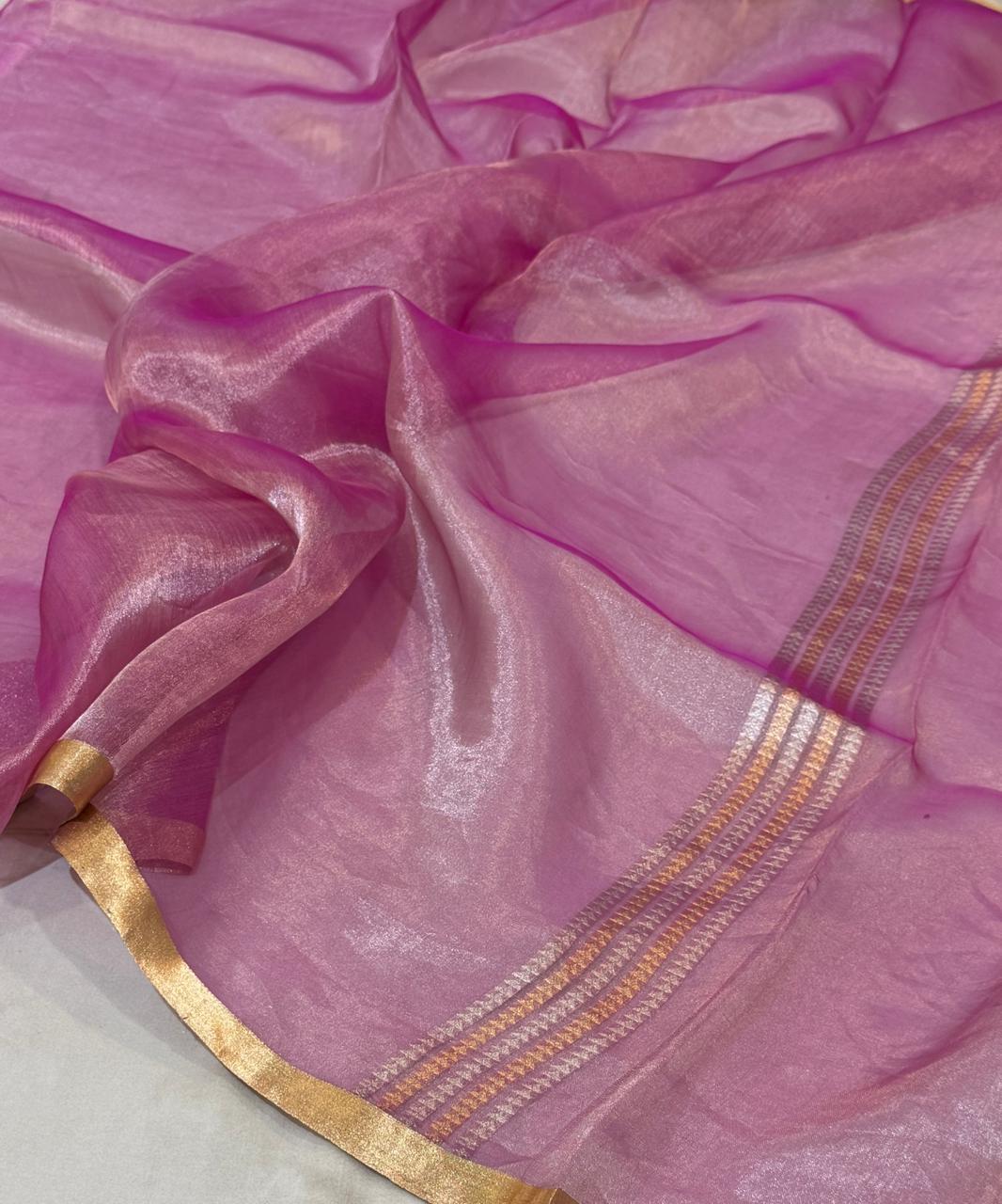 Banarasi Handloom Tissue Silk Saree
