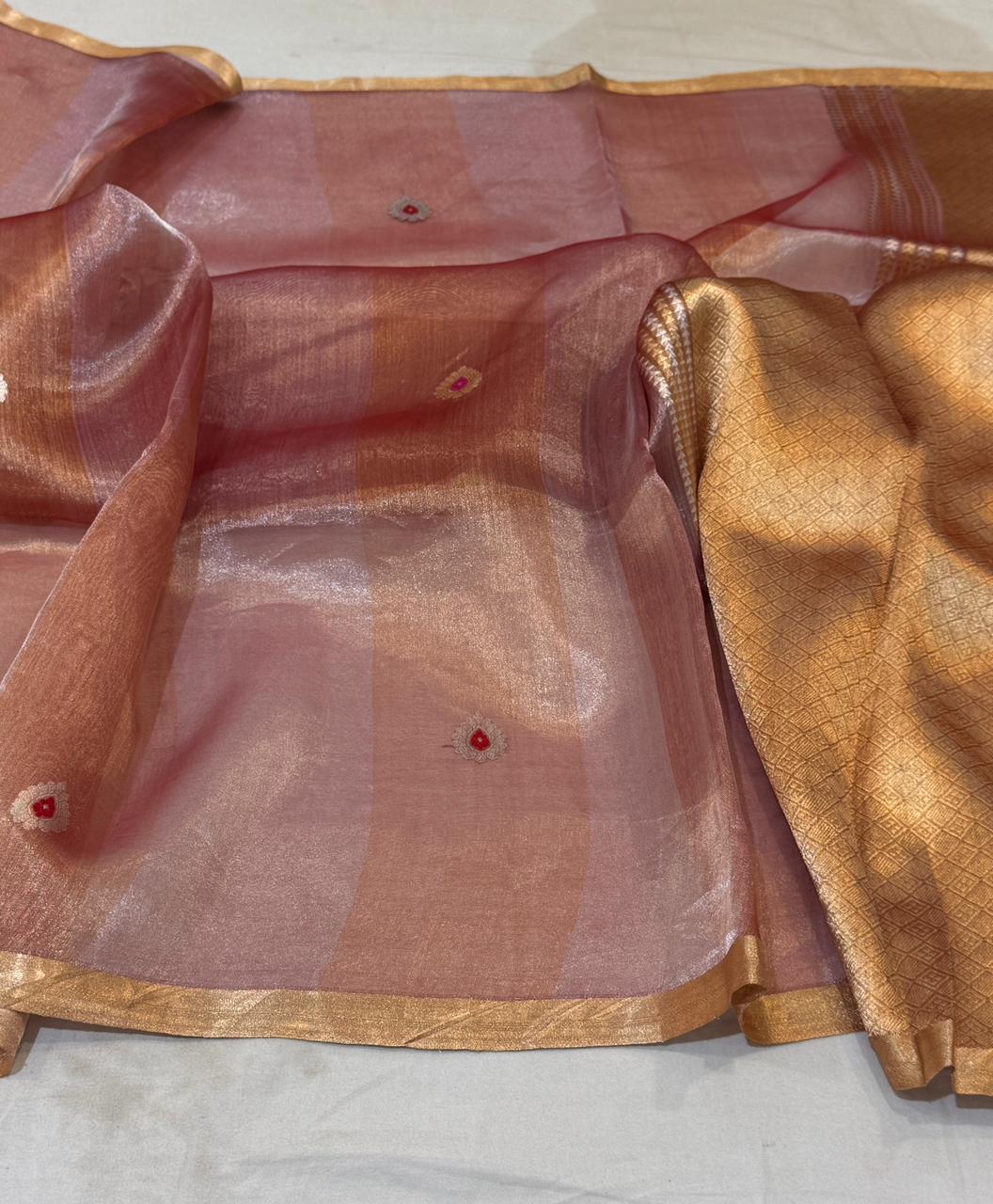 Banarasi Handloom Tissue Silk Saree