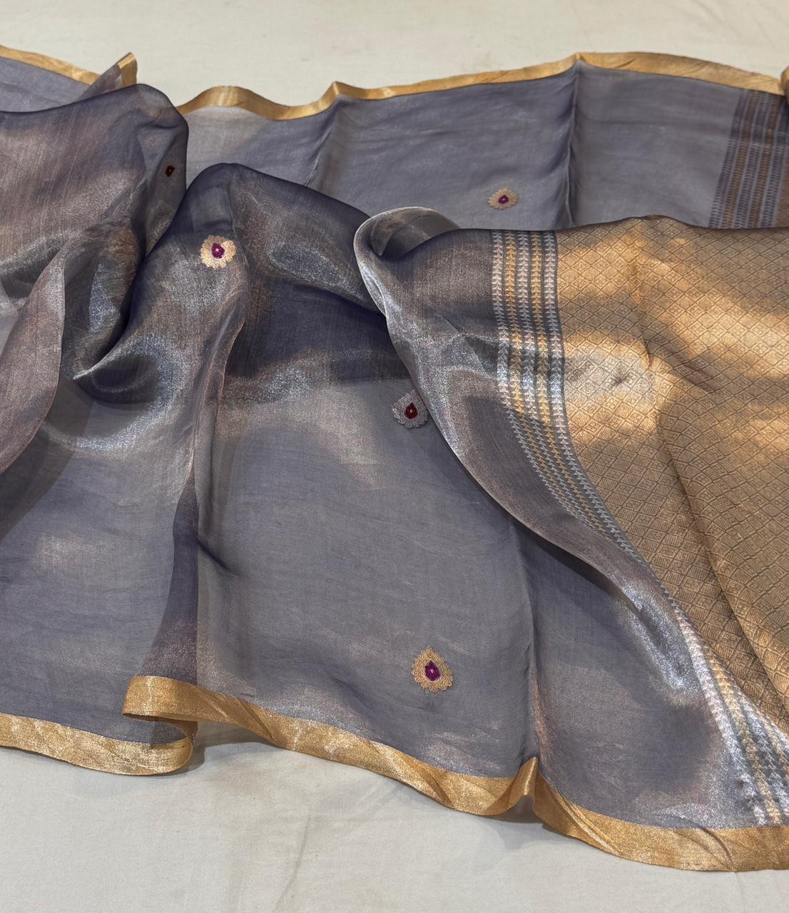 Banarasi Handloom Tissue Silk Saree