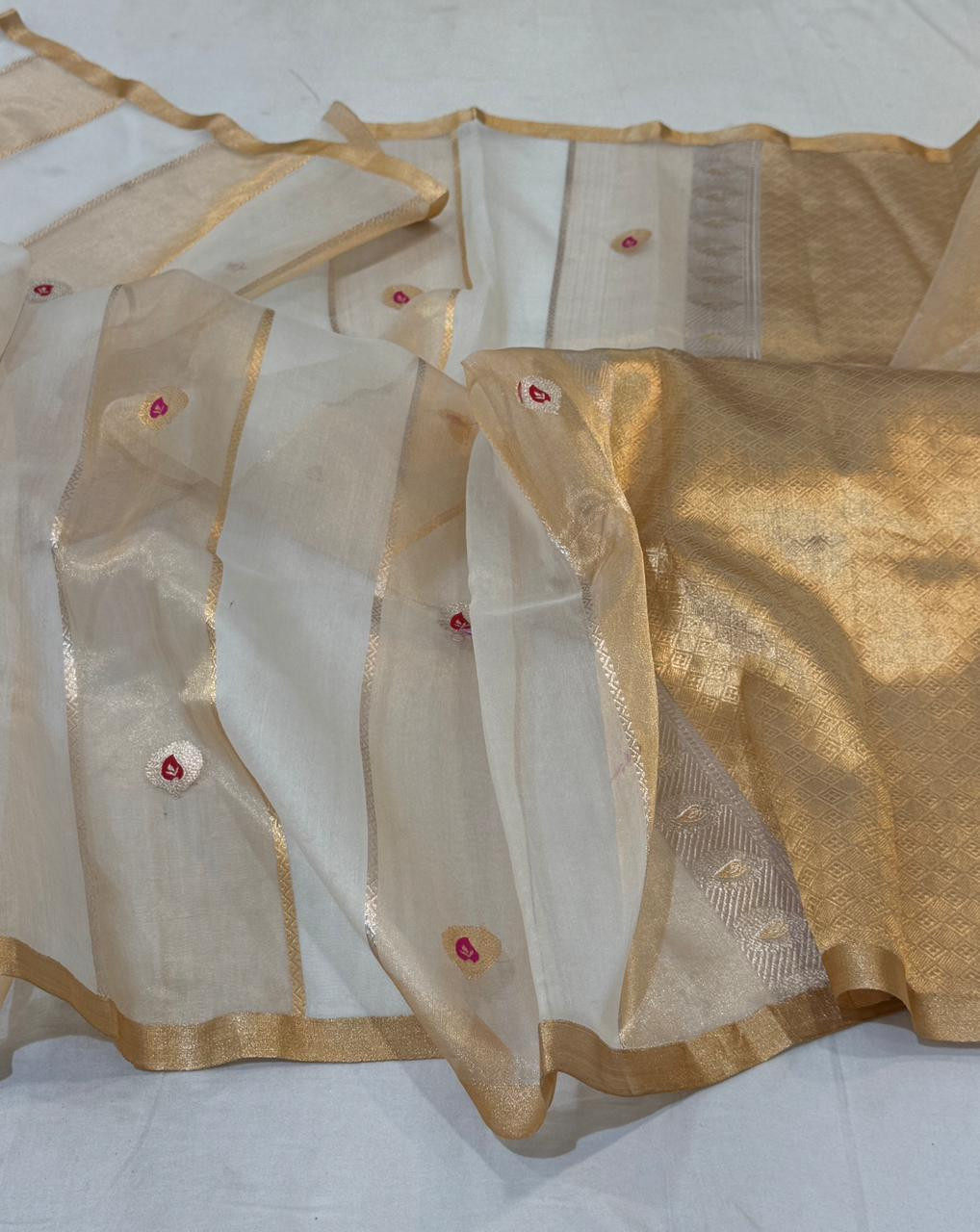 Banarasi Handloom Tissue Silk Saree