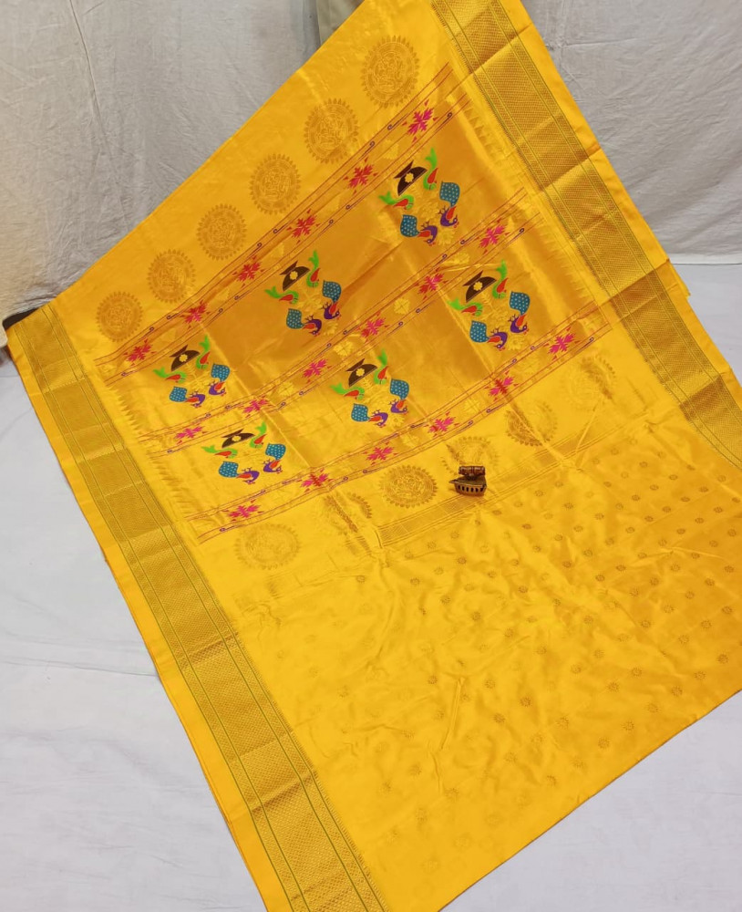 Image of Gadwal Pure Silk Saree