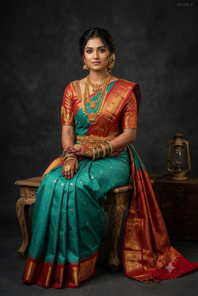 Image of Semi Gadwal Pattu Saree