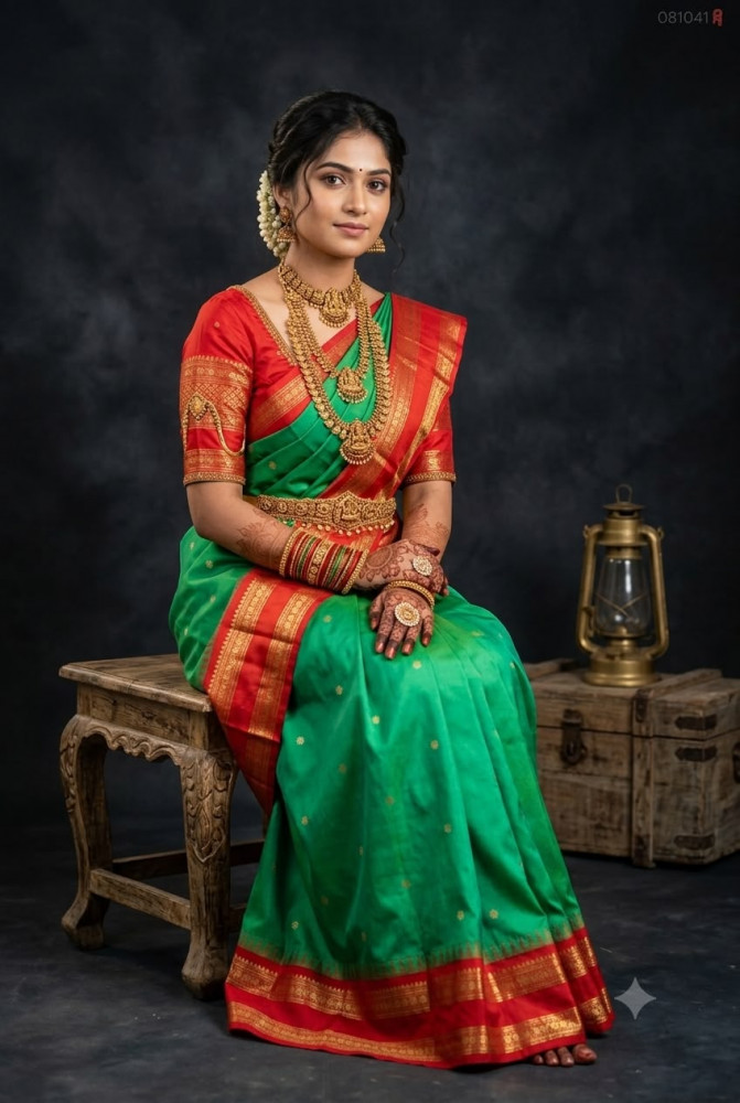 Image of Semi Gadwal Pattu Saree
