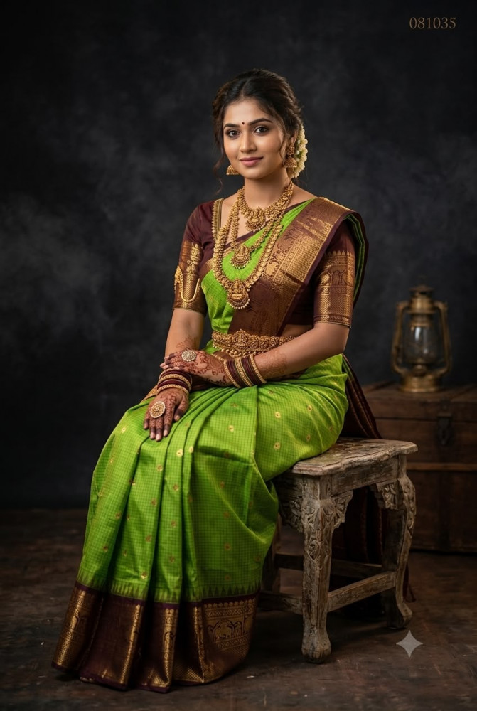 Image of Semi Gadwal Pattu Saree