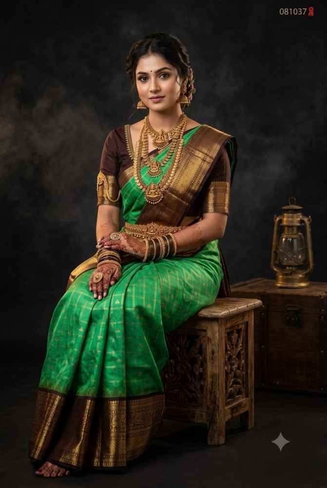 Image of Semi Gadwal Pattu Saree