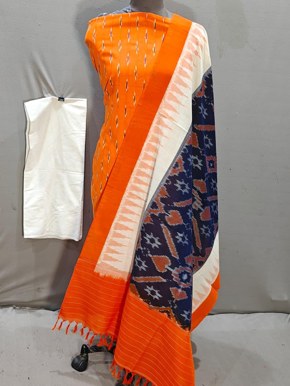 Ikkat Cotton Dress Material