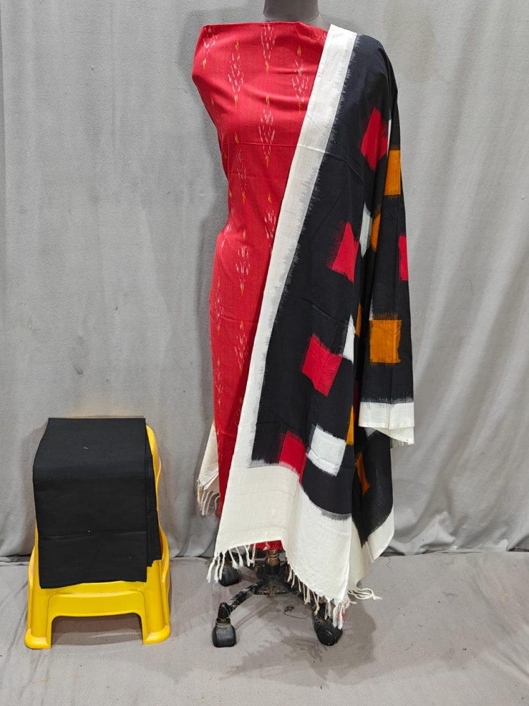 Image of Ikkat Cotton Dress Material