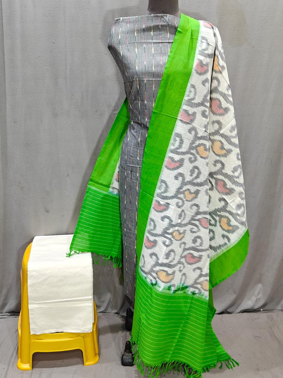 Ikkat Cotton Dress Material