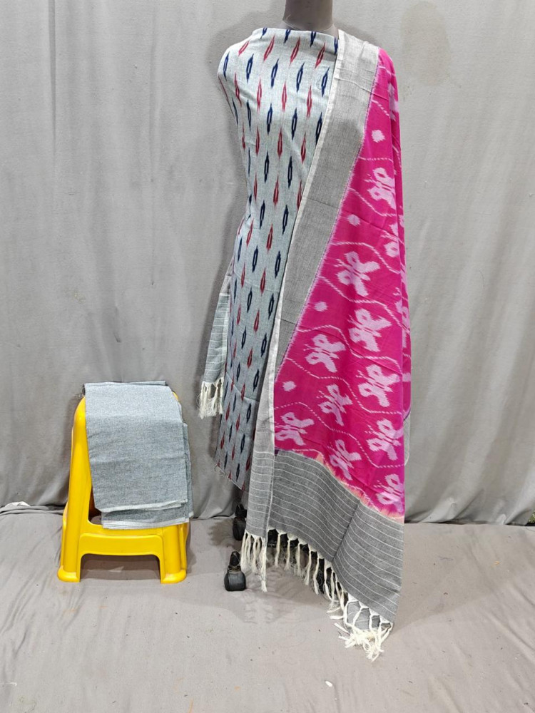 Image of Ikkat Cotton Dress Material