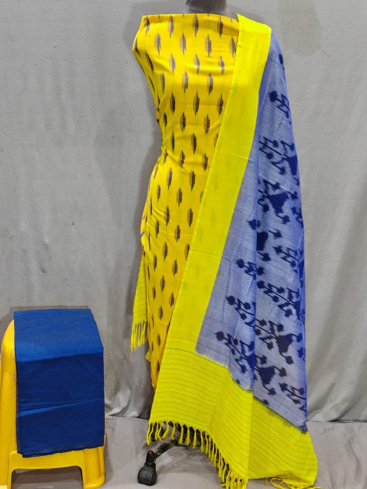 Image of Ikkat Cotton Dress Material