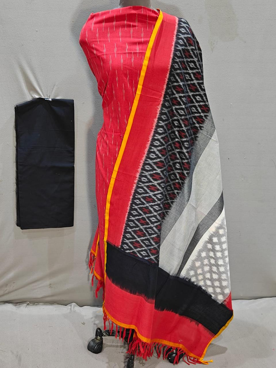 Ikkat Cotton Dress Material