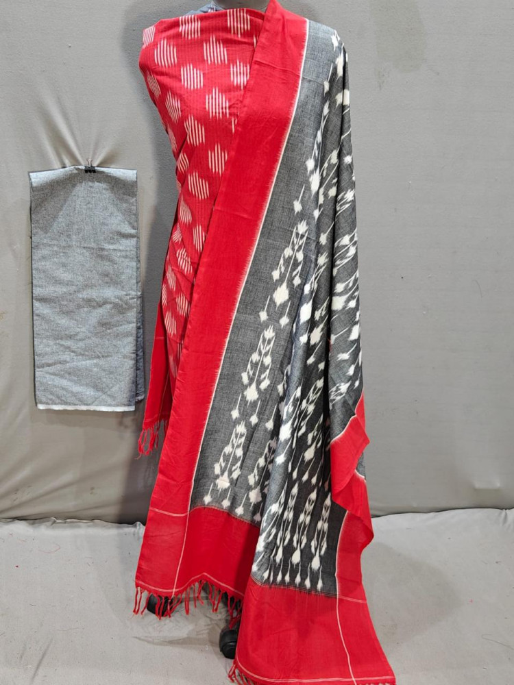 Image of Ikkat Cotton Dress Material