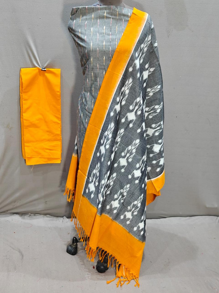 Image of Ikkat Cotton Dress Material