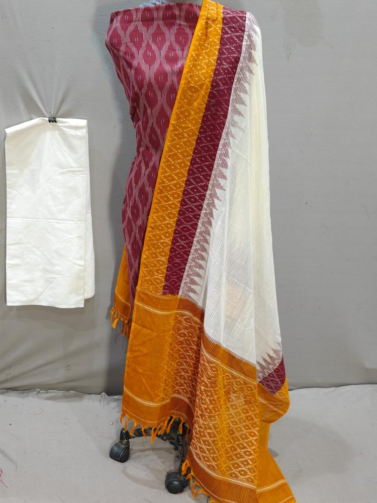 Image of Ikkat Cotton Dress Material