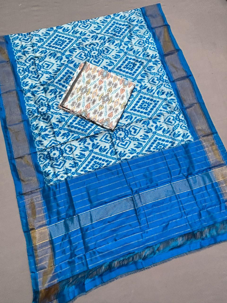 Pochampally Ikkat Pattu Dress Material