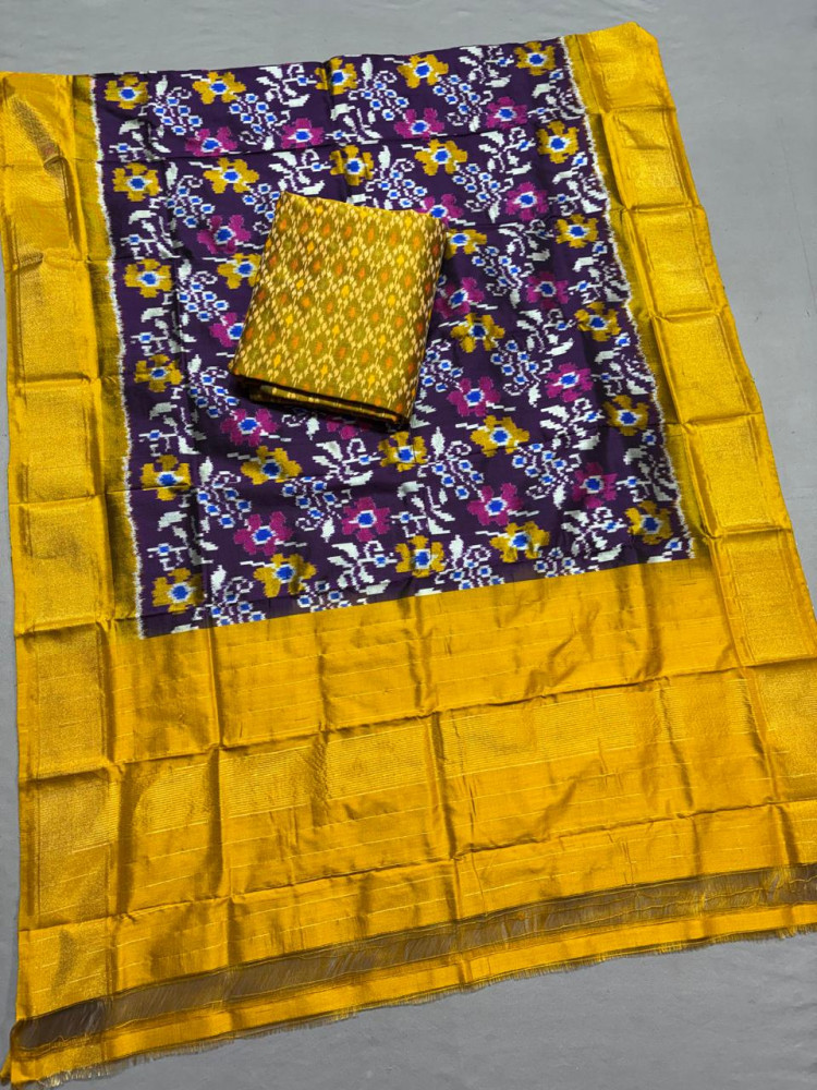 Image of Pochampally Ikkat Pattu Dress Material