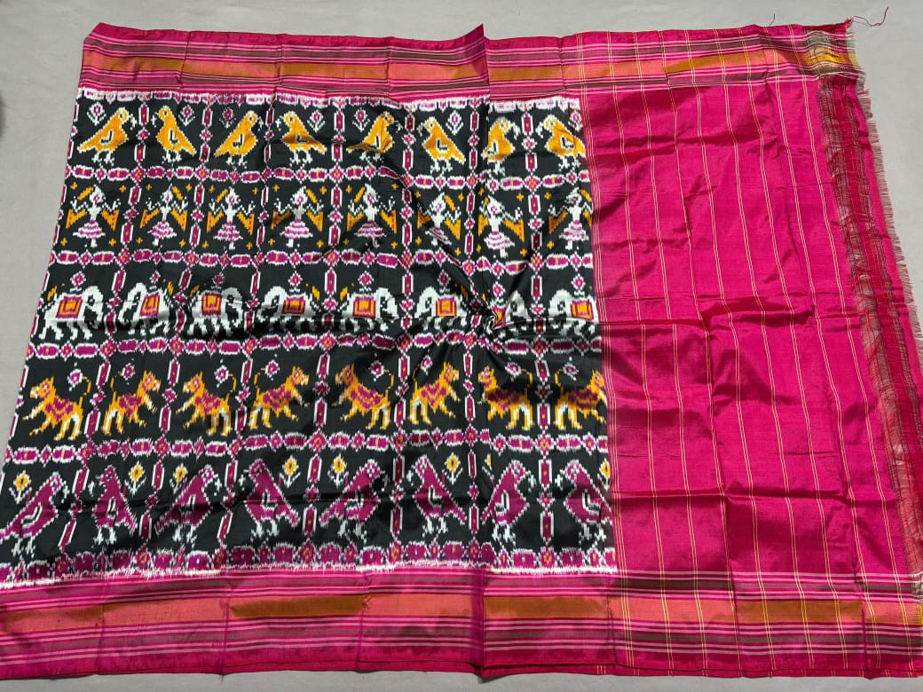 Ikkat Pure Silk Dupatta