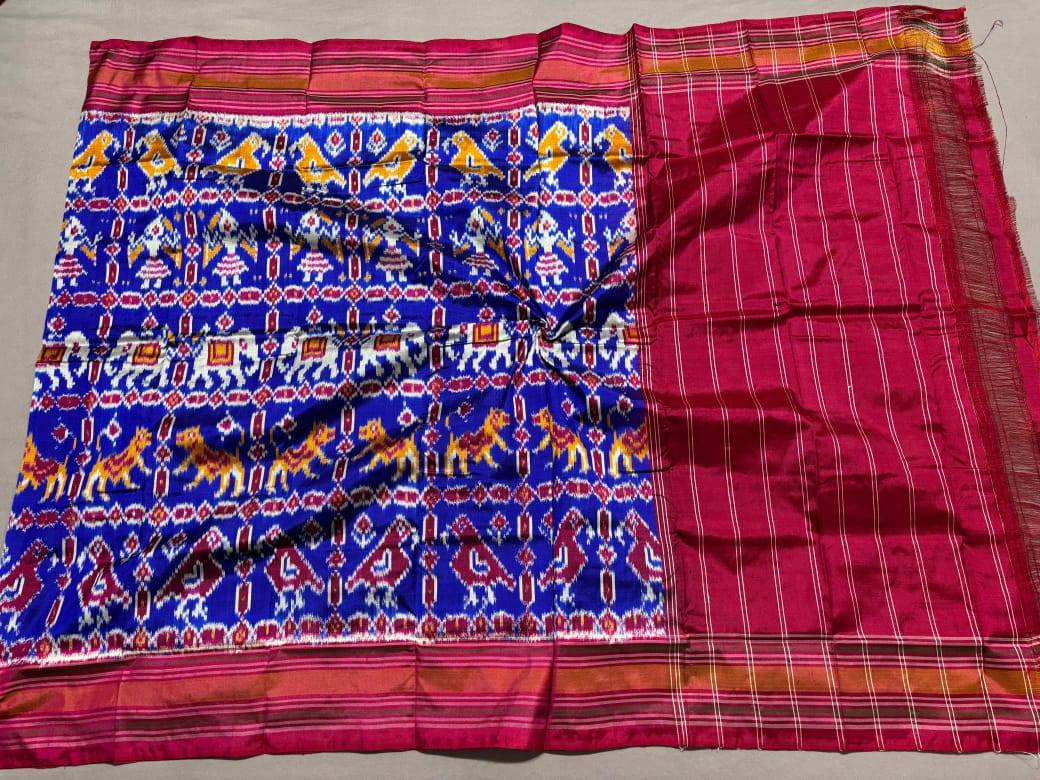Ikkat Pure Silk Dupatta