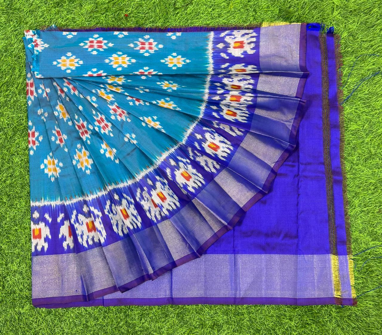 Ikkat Pure Silk Zero Size Lehenga