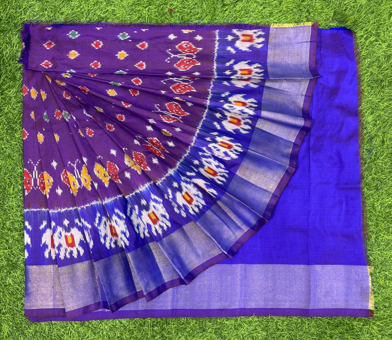 Ikkat Pure Silk Zero Size Lehenga