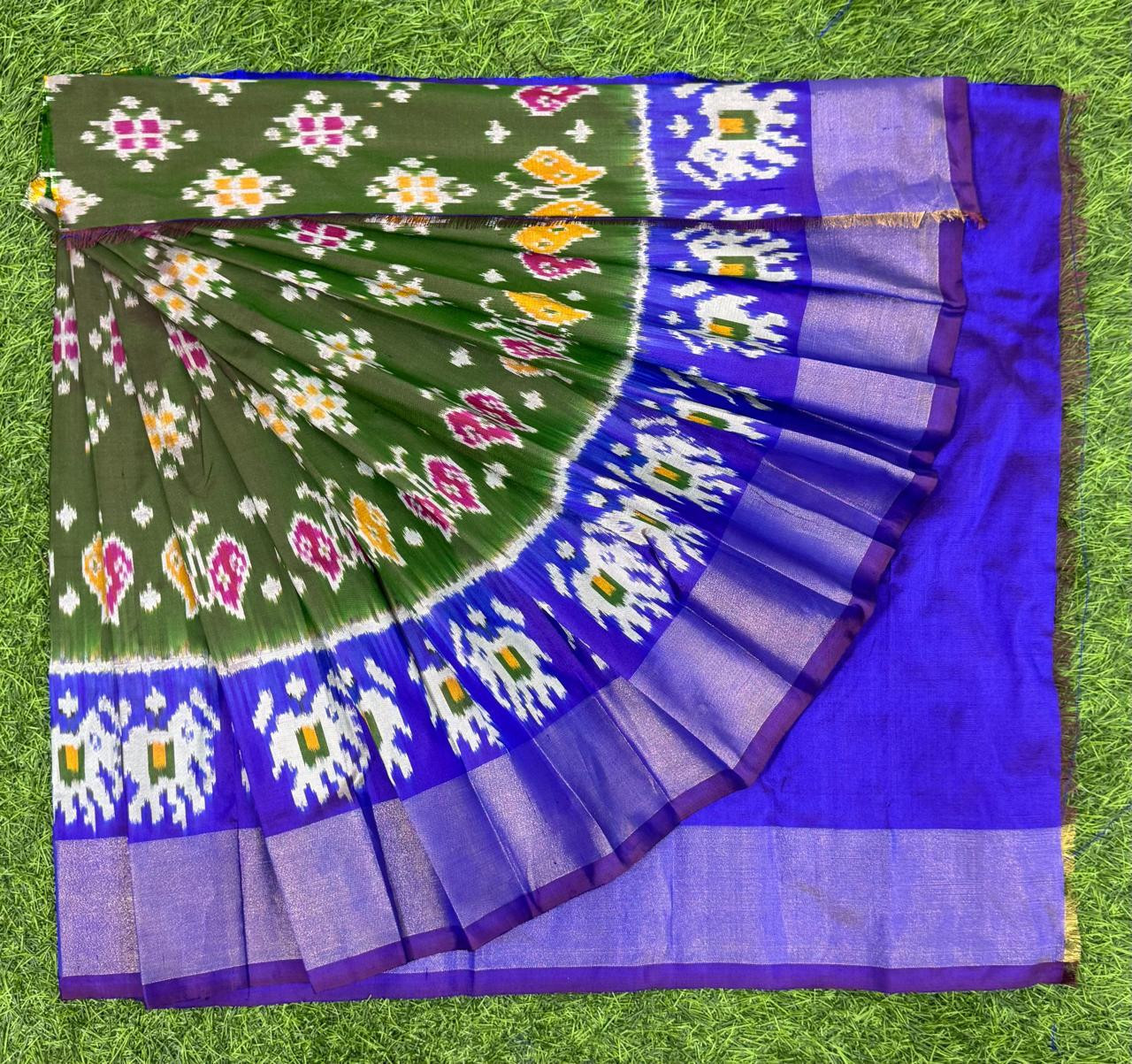 Ikkat Pure Silk Zero Size Lehenga