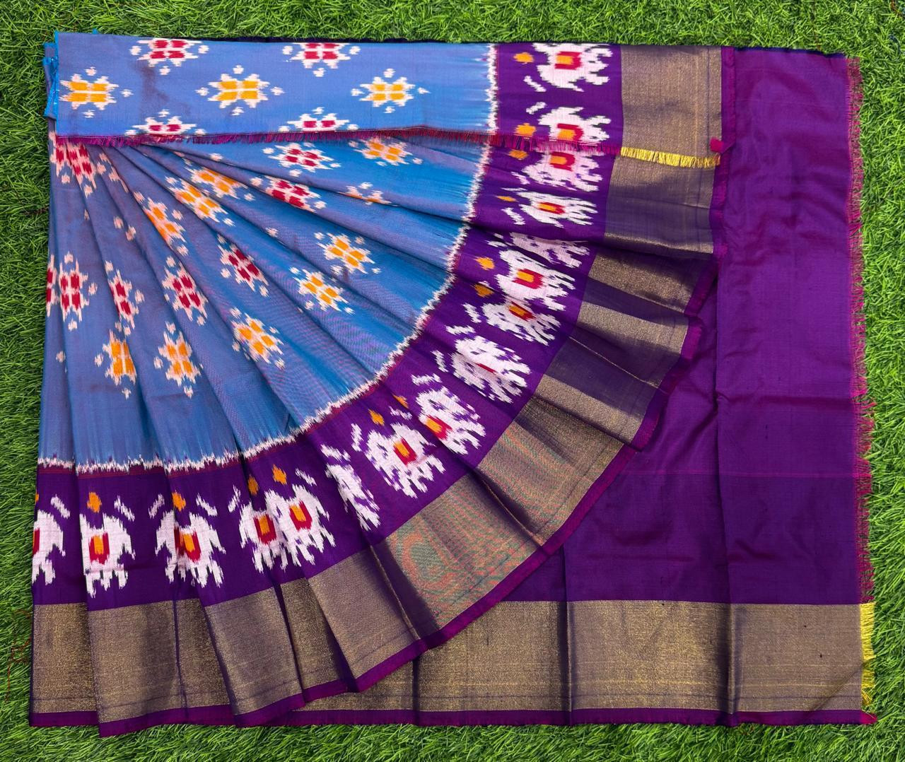 Ikkat Pure Silk Zero Size Lehenga