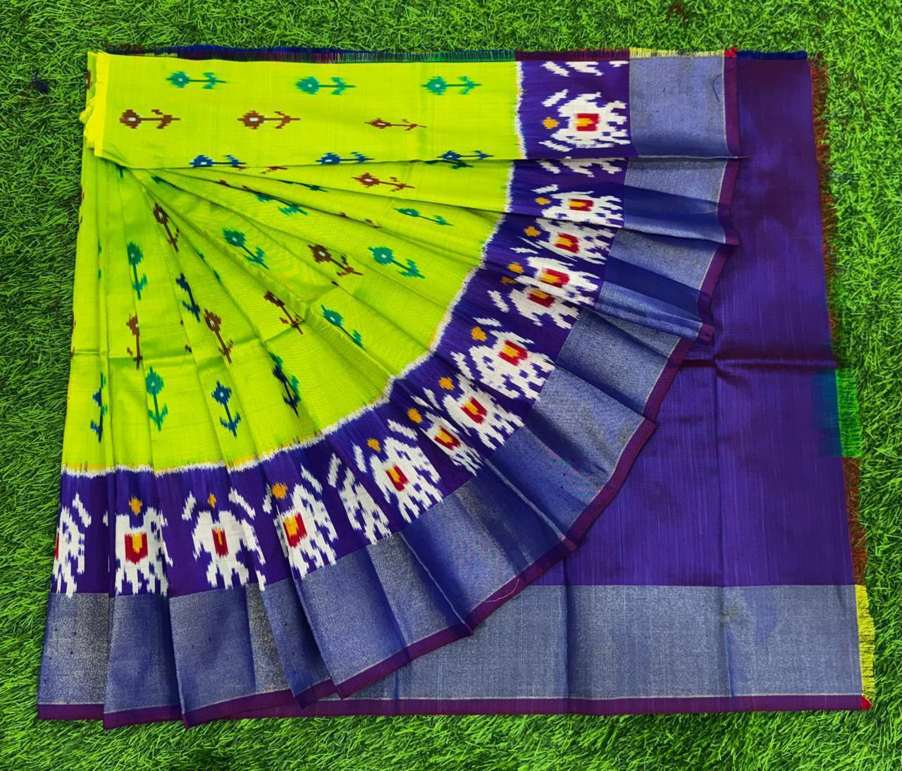 Ikkat Pure Silk Zero Size Lehenga