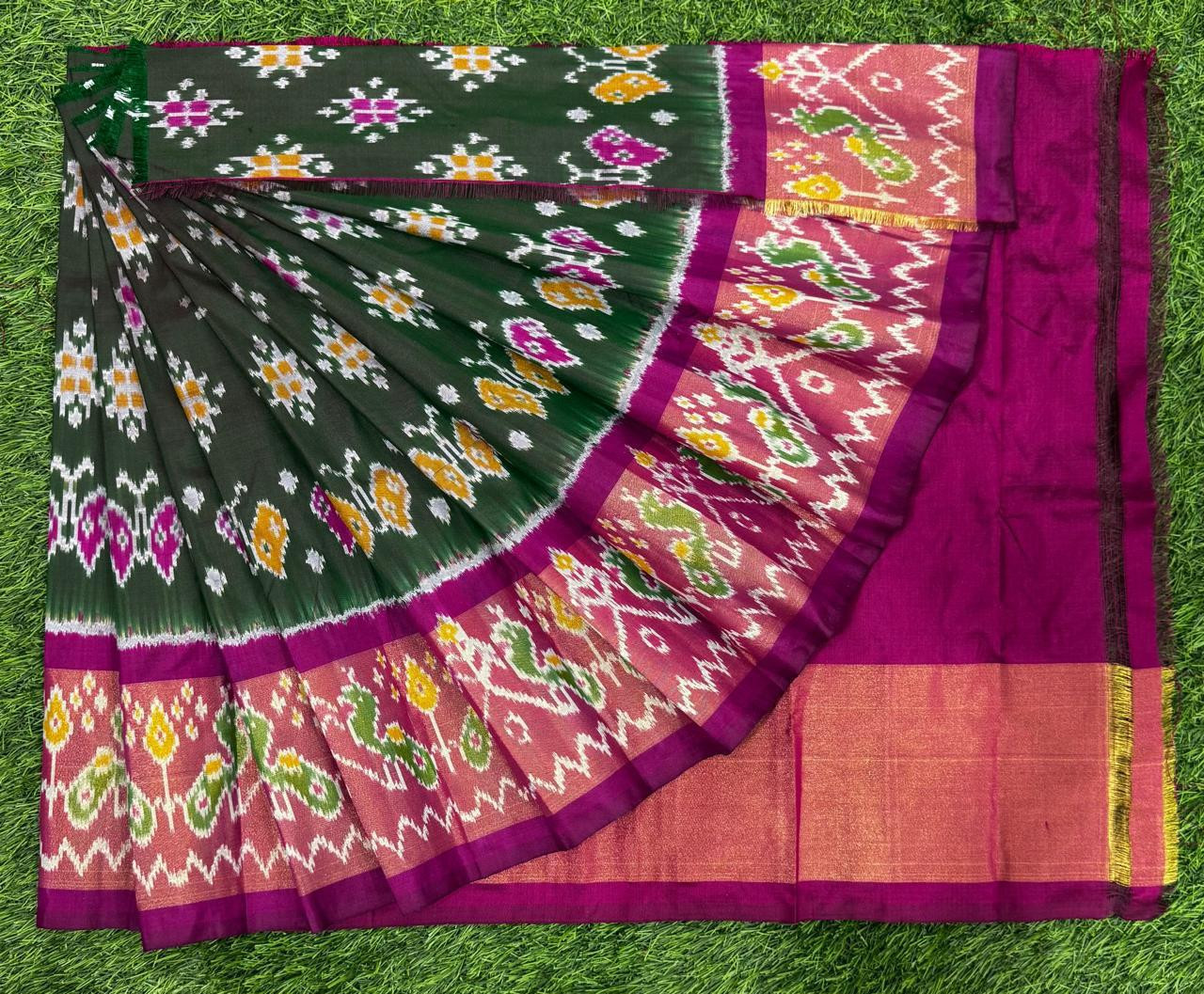 Ikkat Pure Silk Zero Size Lehenga
