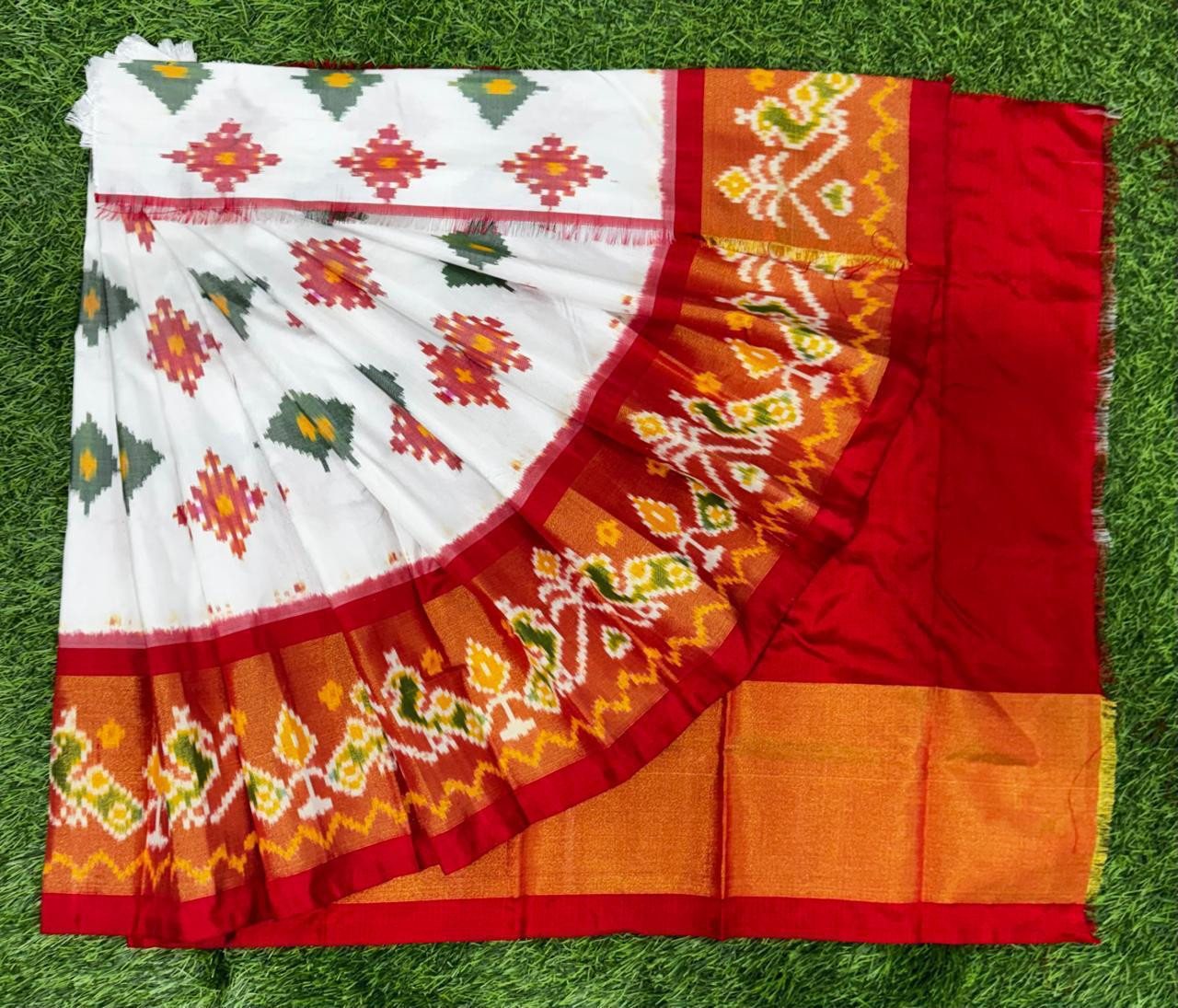 Ikkat Pure Silk Zero Size Lehenga