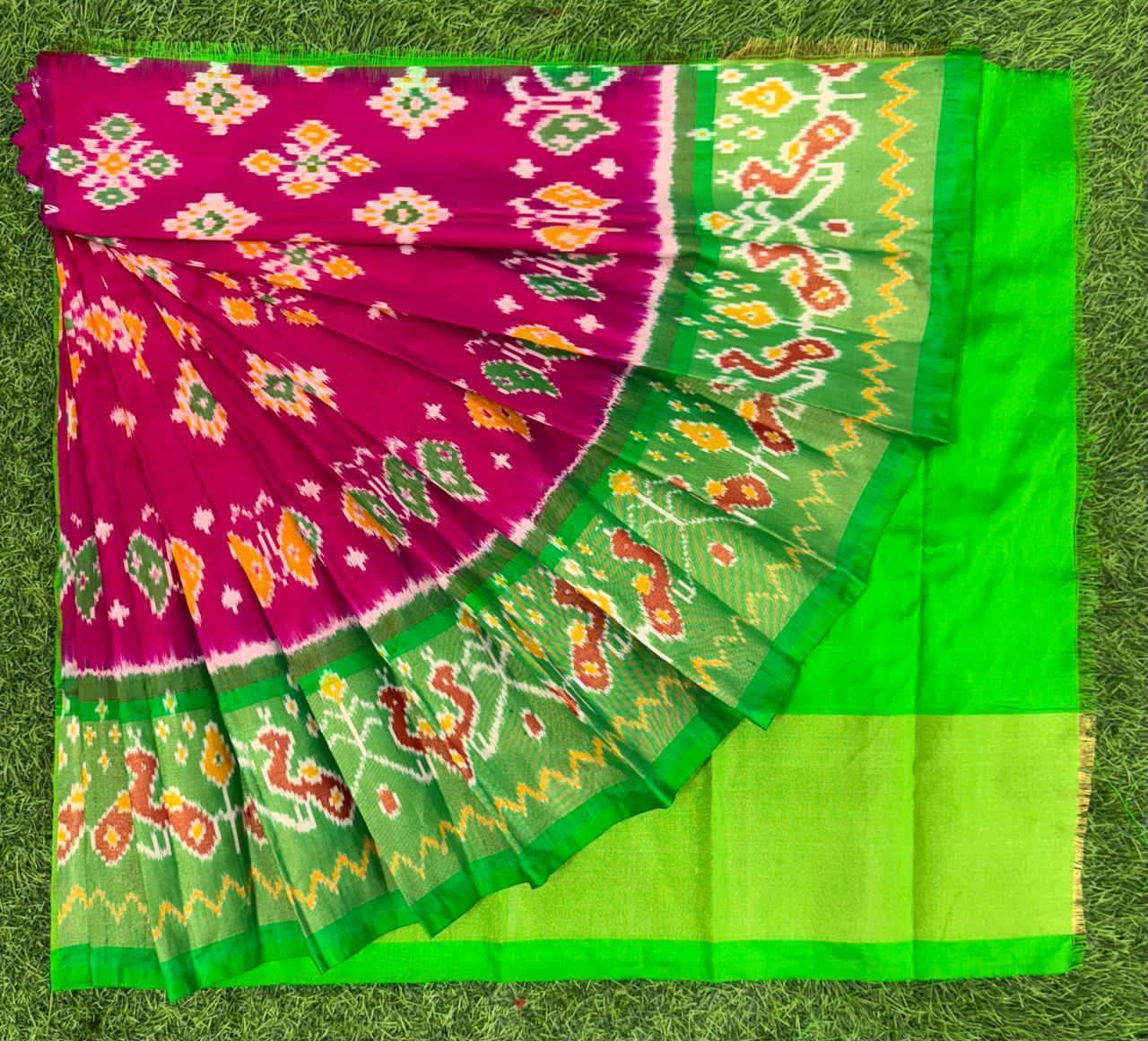 Ikkat Pure Silk Zero Size Lehenga