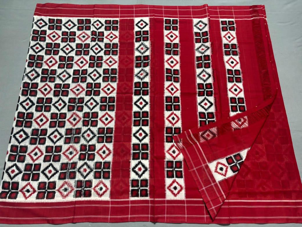 Teliya Rumal Mesrised Cotton Saree