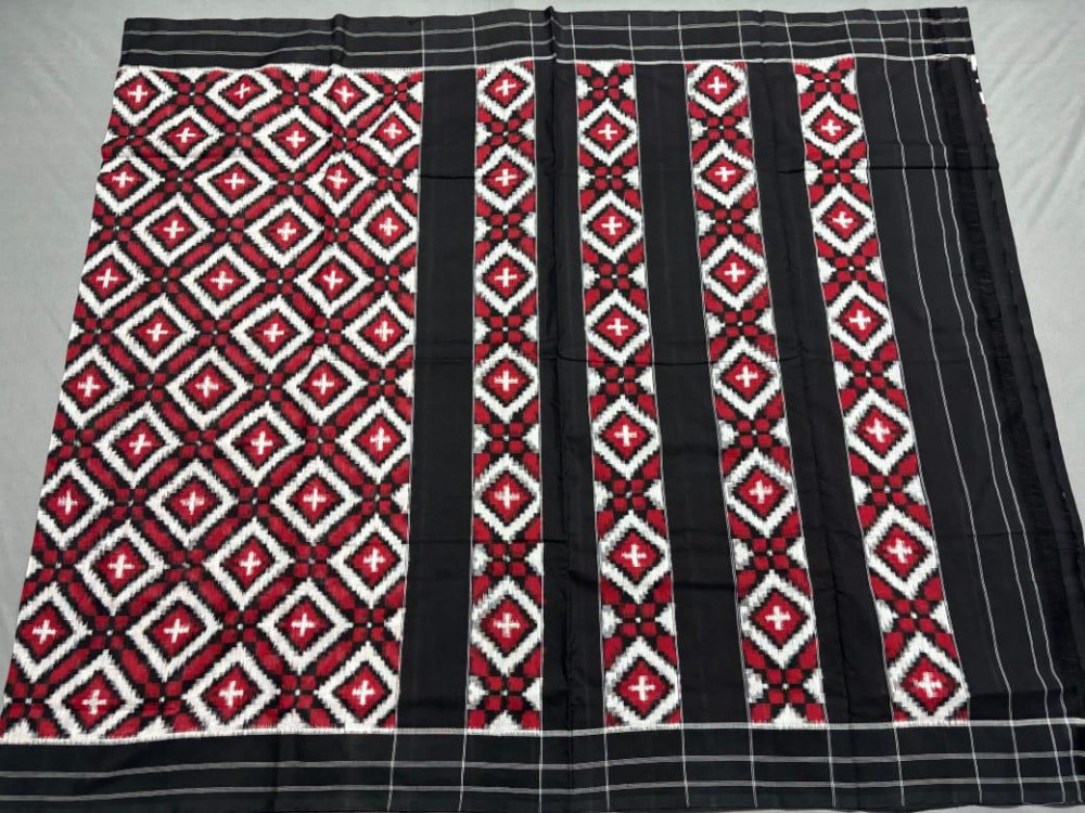 Image of Teliya Rumal Mesrised Cotton Saree