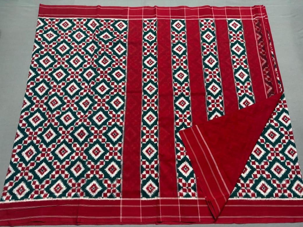 Teliya Rumal Mesrised Cotton Saree