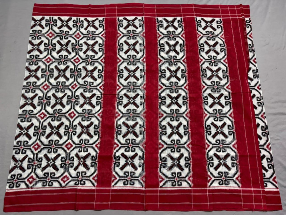 Image of Teliya Rumal Mesrised Cotton Saree