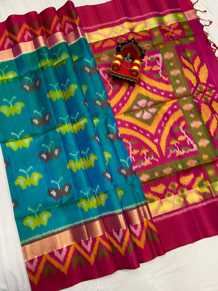 Image of Pochampally Double Warp Saree