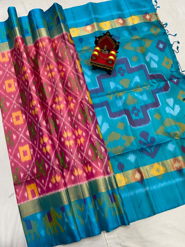 Image of Pochampally Double Warp Saree