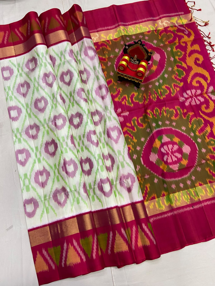 Image of Pochampally Double Warp Saree