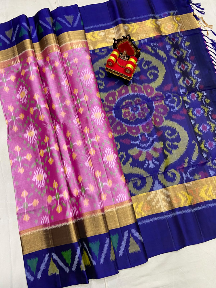 Image of Pochampally Double Warp Saree