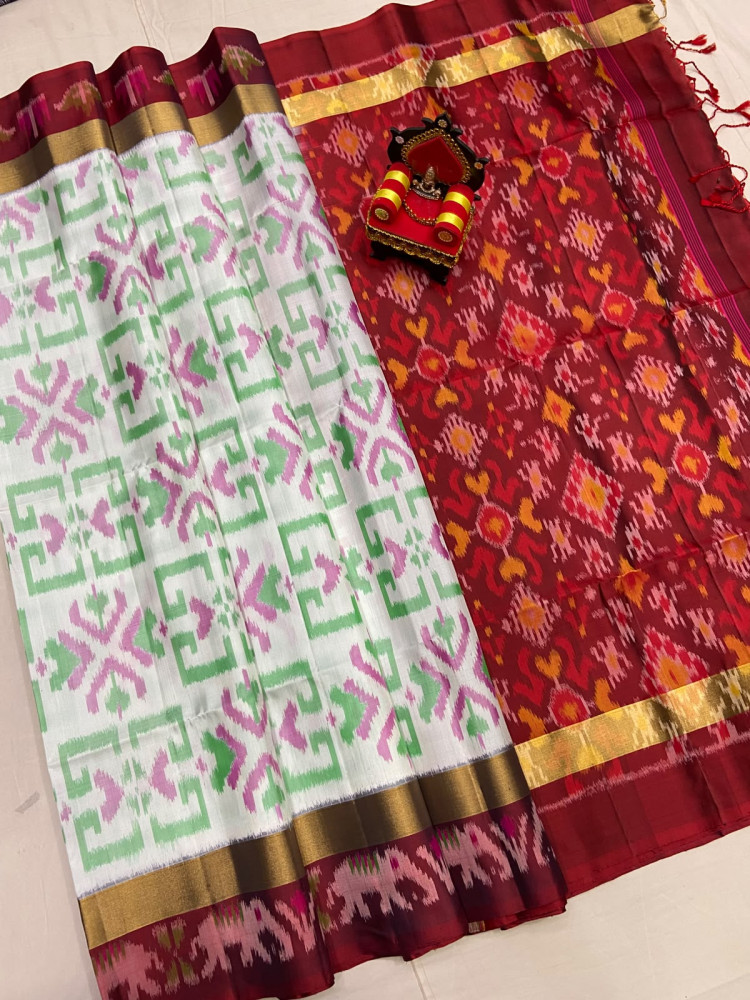 Image of Pochampally Double Warp Saree