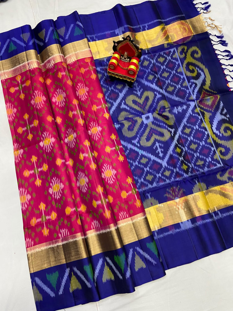 Image of Pochampally Double Warp Saree