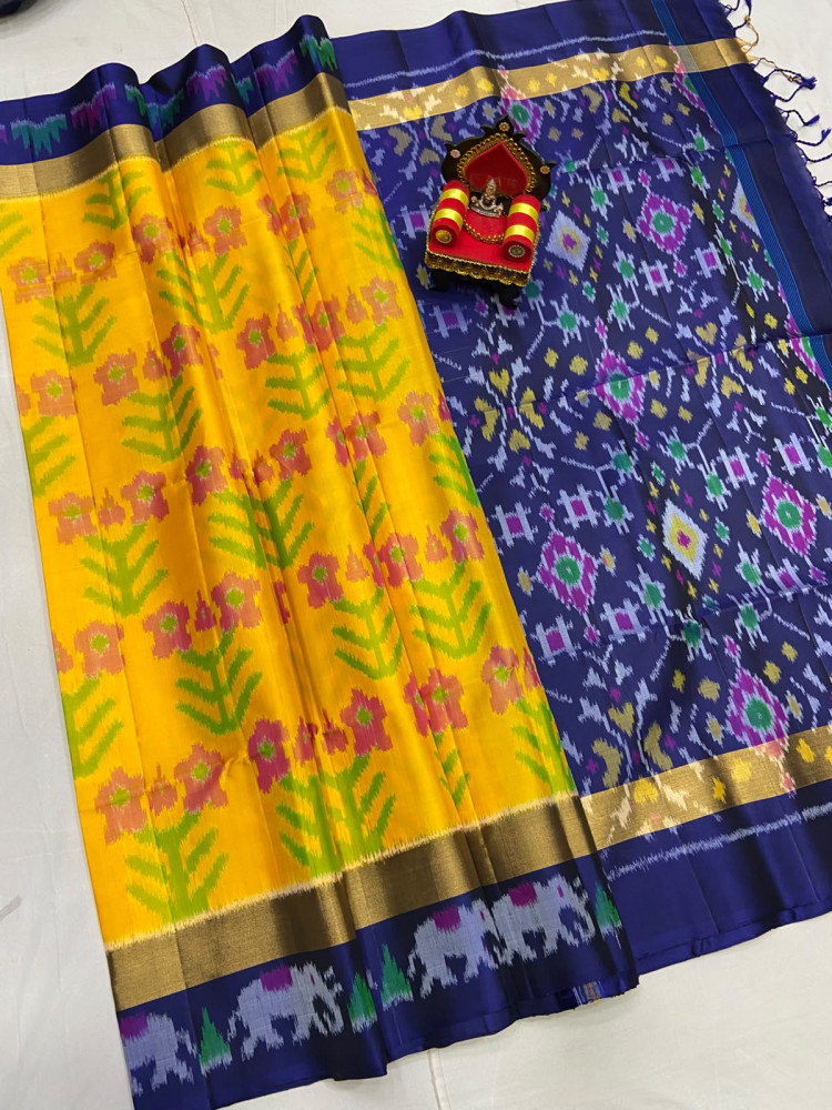 Image of Pochampally Double Warp Saree