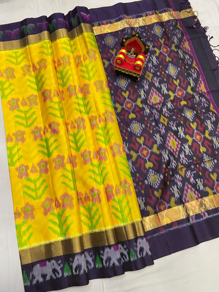 Image of Pochampally Double Warp Saree